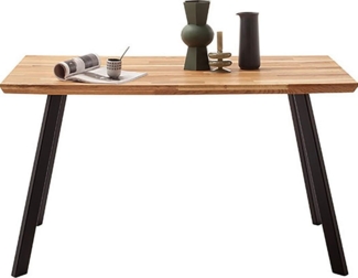 MCA living Esstisch Zeballos, TOPSELLER! (1-St, Holztisch, OTTOs Choice), Tischplatte aus Zerreiche, Schweizer Kante, belastbar bis 100 Kg