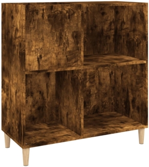 vidaXL Plattenschrank Räuchereiche 84,5x38x89 cm Holzwerkstoff 831994
