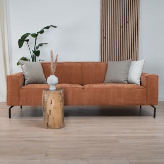 Bronx71 Sofa 3-Sitzer Kansas Stoff terracotta