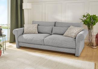 Jockenhöfer Gruppe Big-Sofa Maxima, Federkern,Schaumflocken,hervorragendes Sitzgefühl,Bezug in Cord