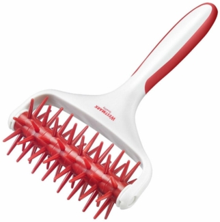 WESTMARK Teigschneider Stipproller, Länge: 20 cm, Kunststoff, Weiß/Rot