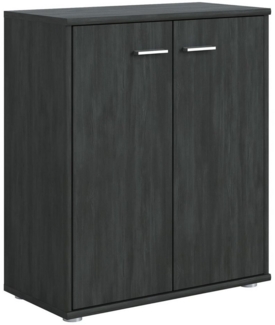 CARO-Möbel Highboard TOMMY, Kommode Sideboard Schrank in verschiedenen Farben 2 Türen Wohnzimmer A