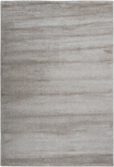 LALEE Teppich Teppich modern Design, taupe, Rechteckig, Höhe: 13 mm, super soft pflegeleicht