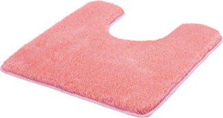 Kleine Wolke Badematte RELAX, Höhe 30 mm, rutschhemmend beschichtet, fußbodenheizungsgeeignet, Polyacryl, quadratisch, WC Vorleger mit Ausschnitt, Badteppich, Uni Farben, rechteckig, rund & als Set erhältlich