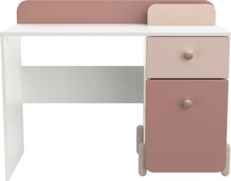 Demeyere GROUP Kinderschreibtisch Jade, Schublade, Stauraum, Runde Knopfgriffe mit Roségold-Finish