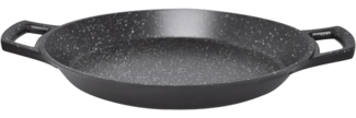 Aluguss Paellapfanne Pfanne Paella Ø32 Induktion Bratpfanne Grillpfanne mit zwei Handschuhen