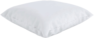 Federkissen mit Bezug - 80x80 cm - Weiß