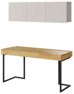 Kinderzimmer-Set Teen Flex 2-teilig Hickory Natur betonfarben