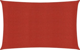 vidaXL Sonnensegel 160 g/m² Rot 2,5x5 m HDPE 311621