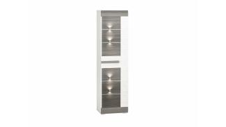 Stylefy Keno Vitrine I Schneekiefer New Grey