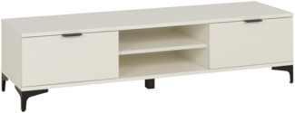 Lowboard Lenea TV-Unterschrank 150cm weiß mit Schubladen