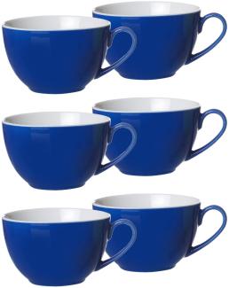 Ritzenhoff & Breker DOPPIO Kaffeetasse 200 ml indigo blau 6er Set