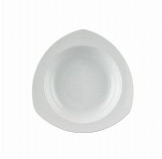Thomas Vario Pure Suppenteller, Teller, Eckig, Porzellan, Weiß, Spülmaschinenfest, 23 cm, 16123