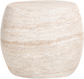 Beistelltisch RICADI Travertinoptik