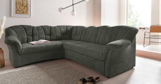 DOMO collection Ecksofa Papenburg B/T/H: 242/190/84 cm L-Form, wahlweise mit Bettfunktion, Langer Schenkel links oder rechts