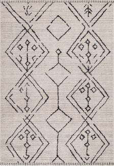 Kurzflor Teppich Tigras Läufer - 80x150 cm - Beige
