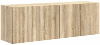 vidaXL TV-Wandschrank 2 pcs Sonoma-Eiche 59,5 x 31 x 40 cm 892334