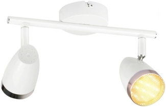 ZMH LED Deckenstrahler 2-flammig Modern 4W Weiß Warmweiß 3000K