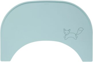 Hauck Silikon Auflage für Hochstuhl Alpha Essbrett Wooden/Click Tray oder Esstisch - Baby und Kinder Platzdeckchen, Abwaschbar, Rutschhemmend und Temperaturbeständig (Mint Fox)
