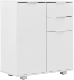 vidaXL Sideboard Hochglanz-Weiß 71x35x80 cm Holzwerkstoff 283715