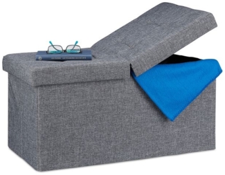 Sitzbank mit klappbarem Deckel