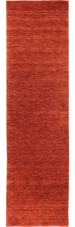 Morgenland Gabbeh Teppich - Softy - Uni - läufer - 200 x 80 - Dunkelcamel