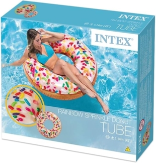 Intex 56263NP Sprinkle Donut Tube Toy, Nylon/A, 39'(99cm x 25cm)