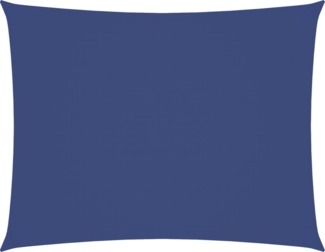 vidaXL Sonnensegel Oxford-Gewebe Rechteckig 6x7 m Blau 135552