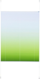 K-HOME Plissee Farbverlauf Sunrise, Lichtschutz, ohne Bohren, verspannt, Klemmfix