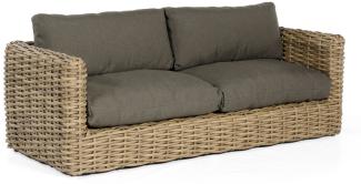 Sonnenpartner Loungesofa Sands Aluminium mit Polyrattan Light Oaks Lounge-Sofa