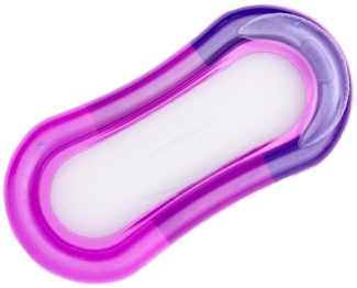 Bestway Luftmatratze Wasserhängematte mit 2 Luftkammern, Wasser Luftmatratze mit Kopstütze