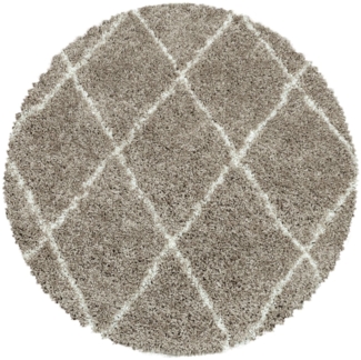 Runder Teppich ALVOR BEIGE 80 X 80cm
