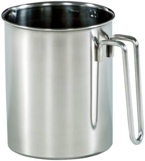 Karl Krüger Litermaß 0,5 Liter aus Edelstahl mit Einteilung / Karl Krüger / Messbecher