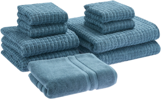 Handtücher 9er Set ATAI Baumwolle Blau