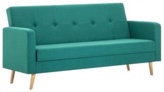 vidaXL Sofa Stoff Grün 247036