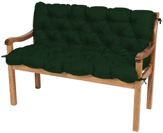 TexDeko Bankauflage TexDeko Garden - Gartenbankauflage mit Rückenlehne wasserabweisend, (1 St), Farbe & Größe: nach Wahl