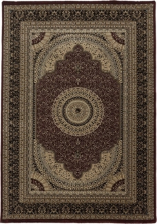 Teppium Teppich Orientalisch Design, Rechteckig, Höhe: 9 mm, Orient Teppich Wohnzimmer Orientalisch Design Kurzflor Pflegeleicht
