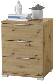 Nachttisch Uno / Universal , Holzwerkstoff , Holzfarben , 46 x 61 x 42 cm