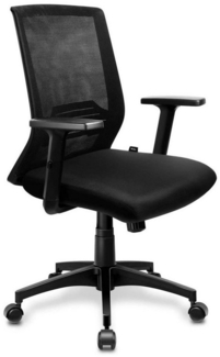 FOXSPORT Bürostuhl, Ergonomischer Schreibtischstuhl (Computerstuhl, Office Chair, Bürostuhl mit Wippfunktion, Chefsessel mit Atmungsaktiver Netzstuhl), Wippfunktion bis 30°, belastbar bis 150 KG, voll verstellbar