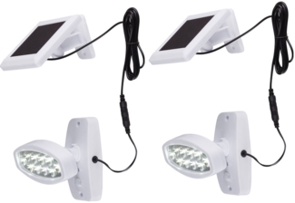 Zwei praktische LED Wandleuchte mit Bewegungsmelder