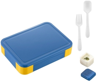 NUODWELL Lunchbox Auslaufsichere Brotdose mit Fach für Kindersnacks