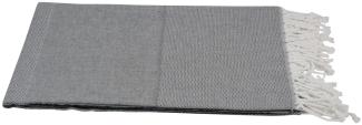Strandtuch schwarz 95x185 cm "Hamamtuch"