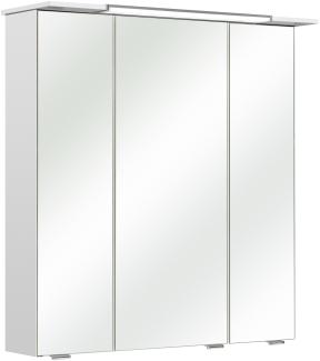 Spiegelschrank >Quickset 376< (BxHxT: 67x71x16 cm) in Weiß Glanz