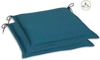 GO-DE Sitzkissen Dora, 2er Set, 47x5x45 cm, wasserabweisend