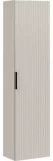 Hochschrank mit 1 Tür (140x25x35cm), Kaschmir matt