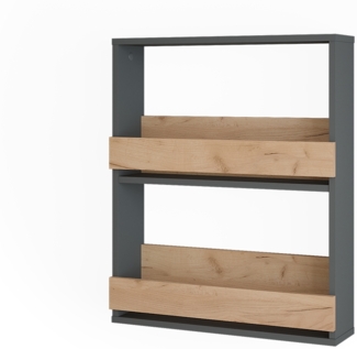 Vicco Weinglasregal Goldkraft Eiche/Anthrazit 60x72 cm, Repose