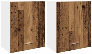 vidaXL Hängeschränke 2 Stk. Lyon Altholz-Optik 50x31x60 cm Holzwerkstoff 856113