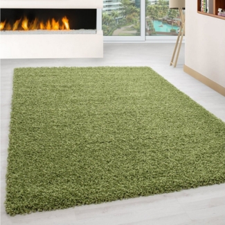 Homtex Hochflor-Teppich, 60x110 cm, Hochflor Teppich - Gemütlicher Langflor, Pflegeleichter Shaggy Flokati