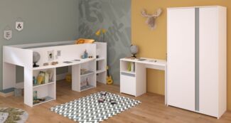 Parisot Kinderzimmer und Jugendzimmer Pirouette in weiß Set 3-tlg.