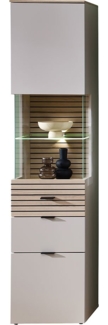 Vitrine Inka / Ina, Holzwerkstoff, Beige, 45 x 200 x 36 cm